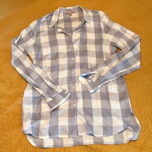 Philosophy button down plaid shirt